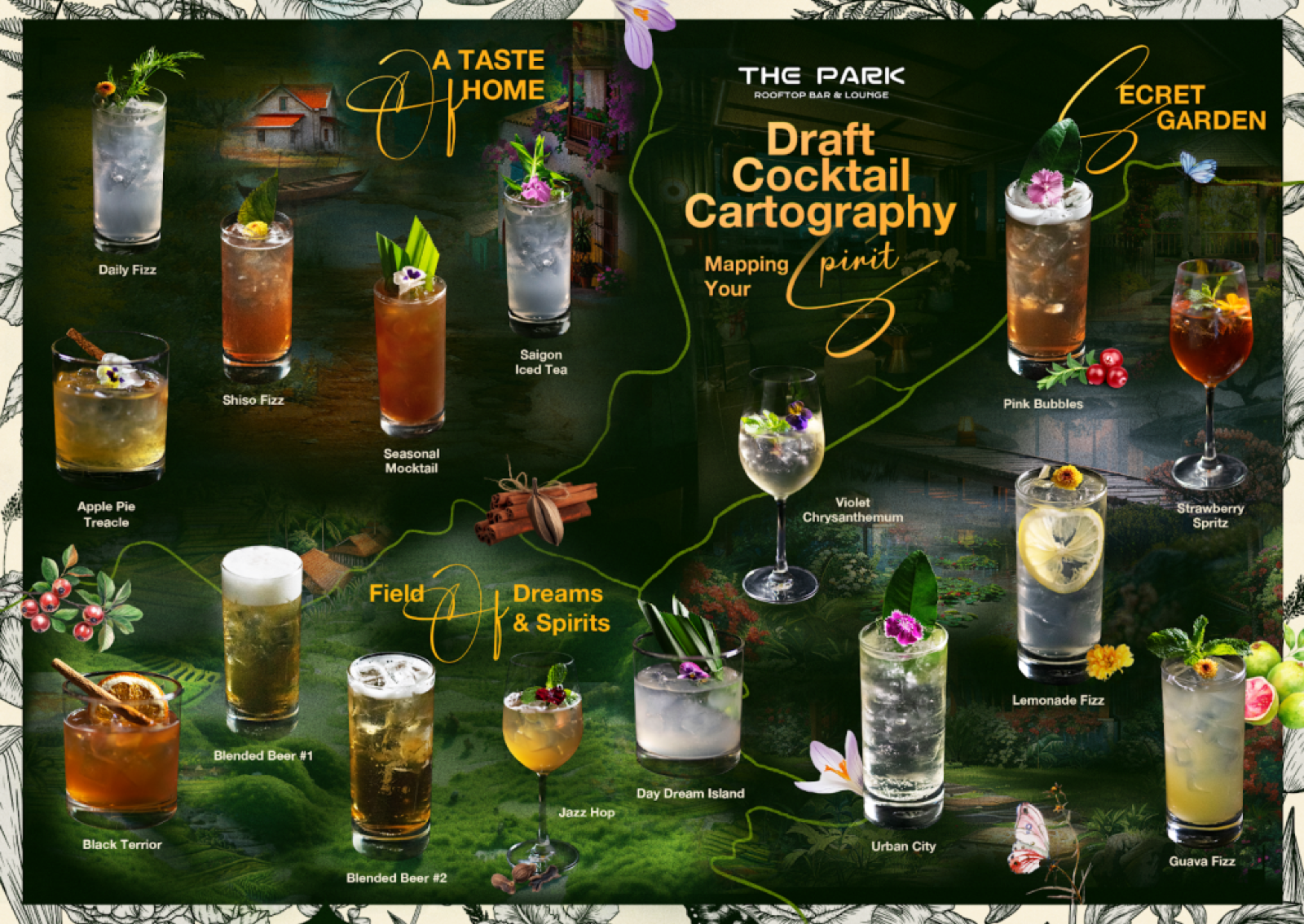 The Park Rooftop Bar & Lounge 店內實景